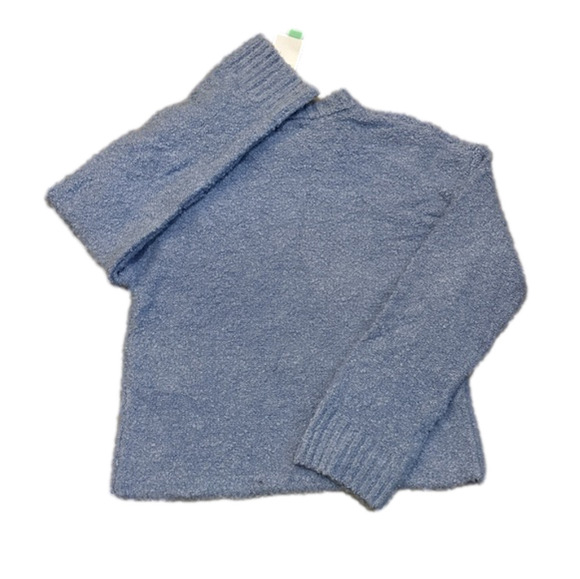 Abound BOUCLE CREW NECK PULLOVER SWEATER SZ M BLUE - Picture 2 of 8